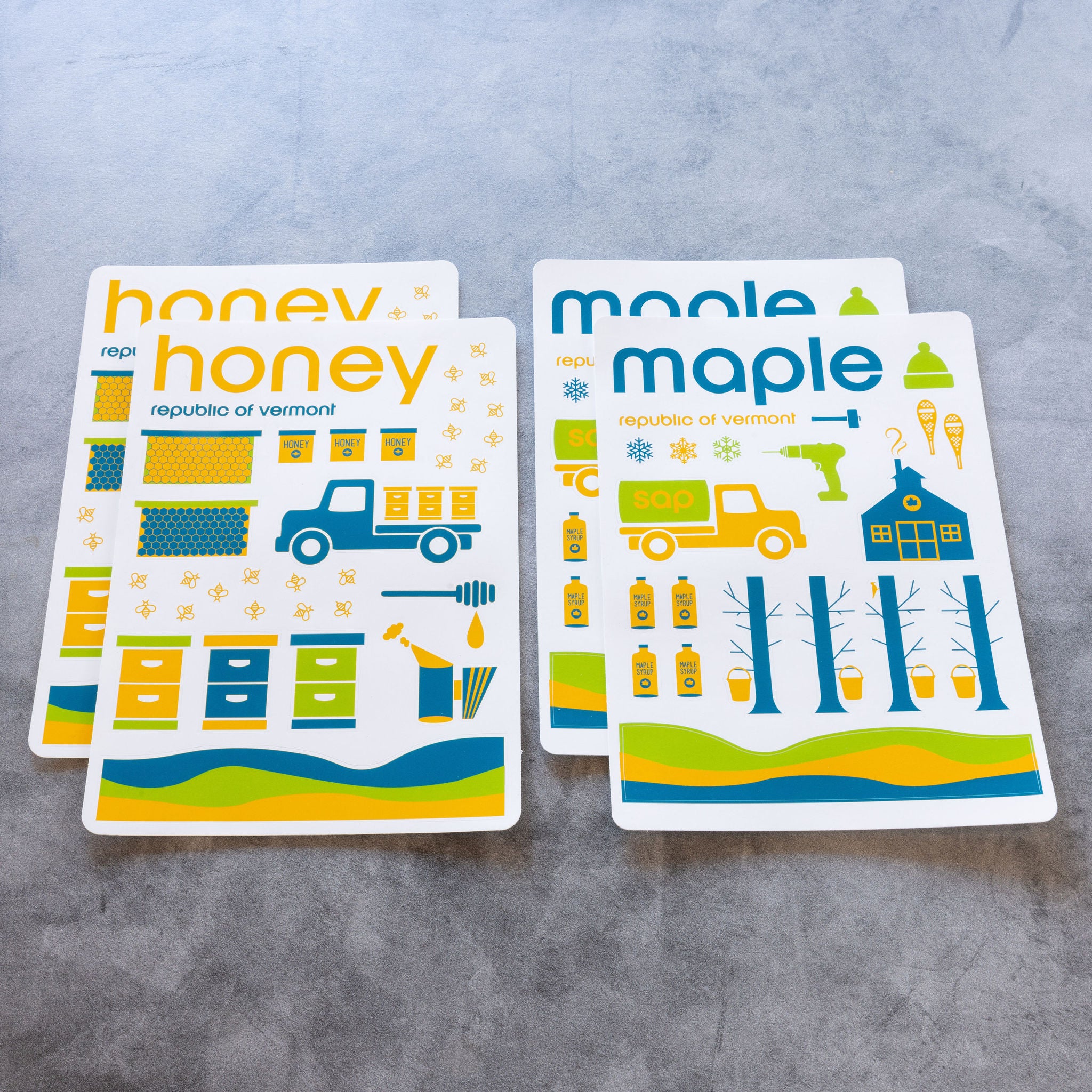 Maple & Honey Sticker Sheets