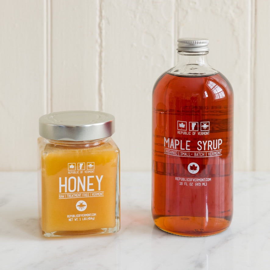 Raw Honey & Organic Maple Syrup
