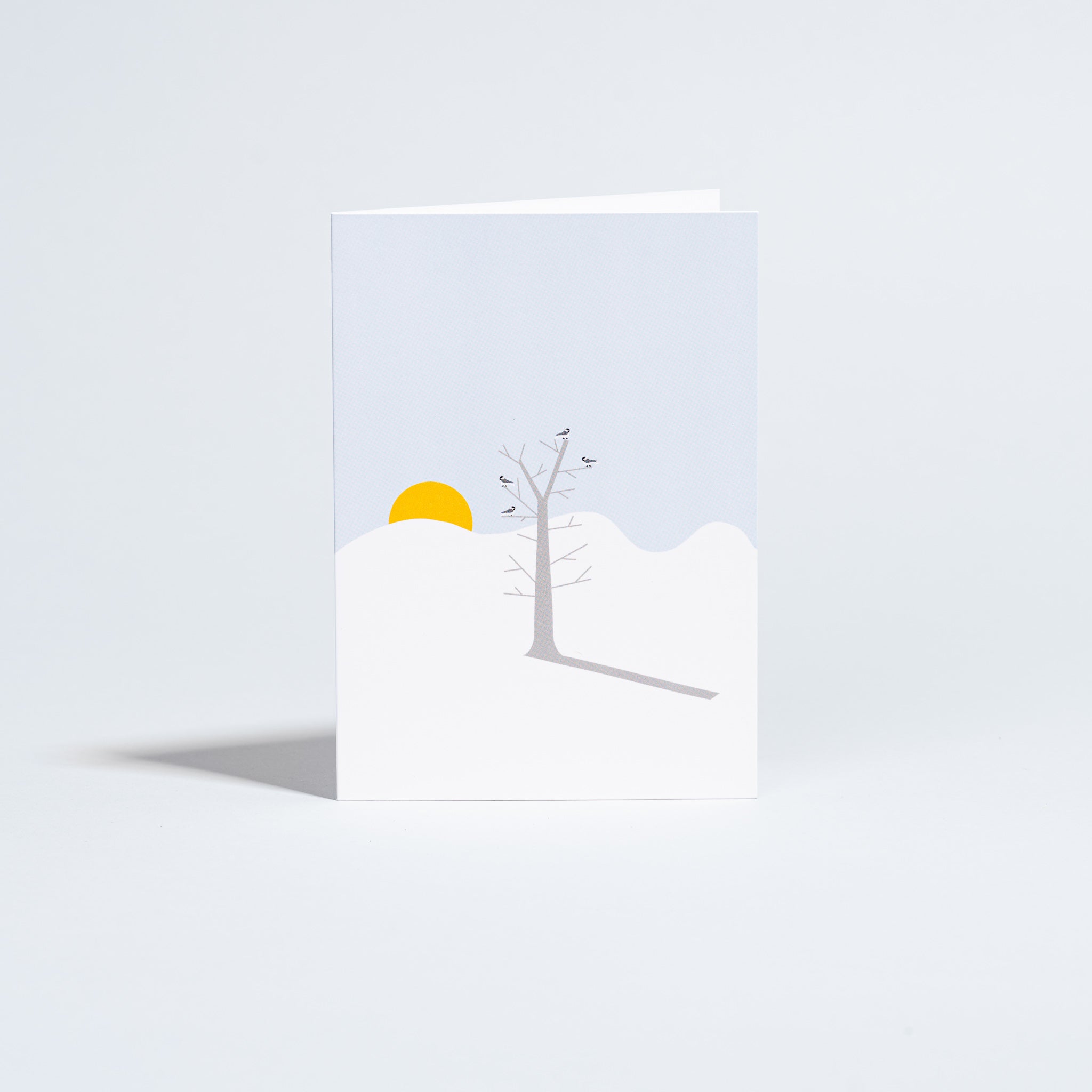 Chickadee Winter - Illustrated Vermont Card