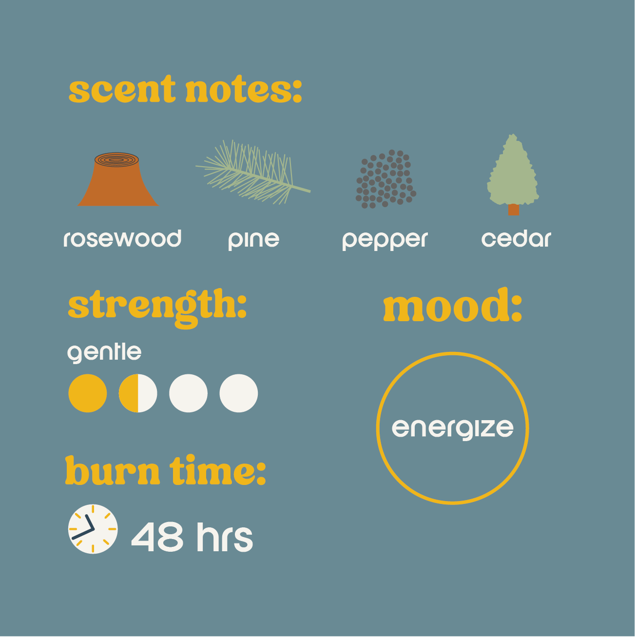 paper birch candle