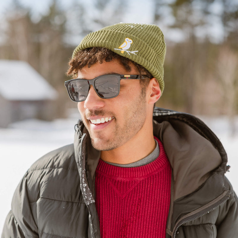 owl knit beanie
