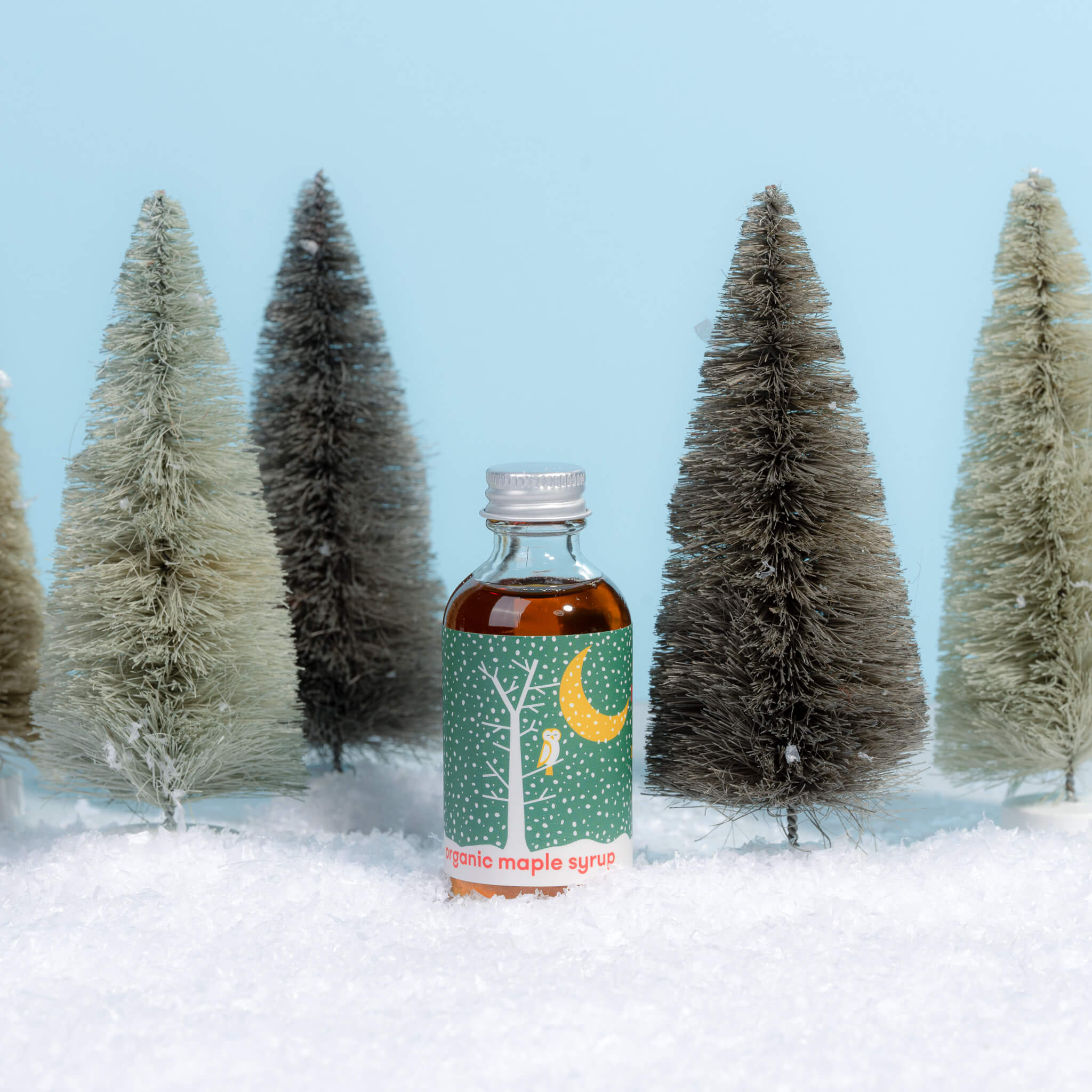 holiday mini maple bottles