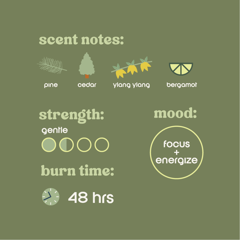 forest bathing candle