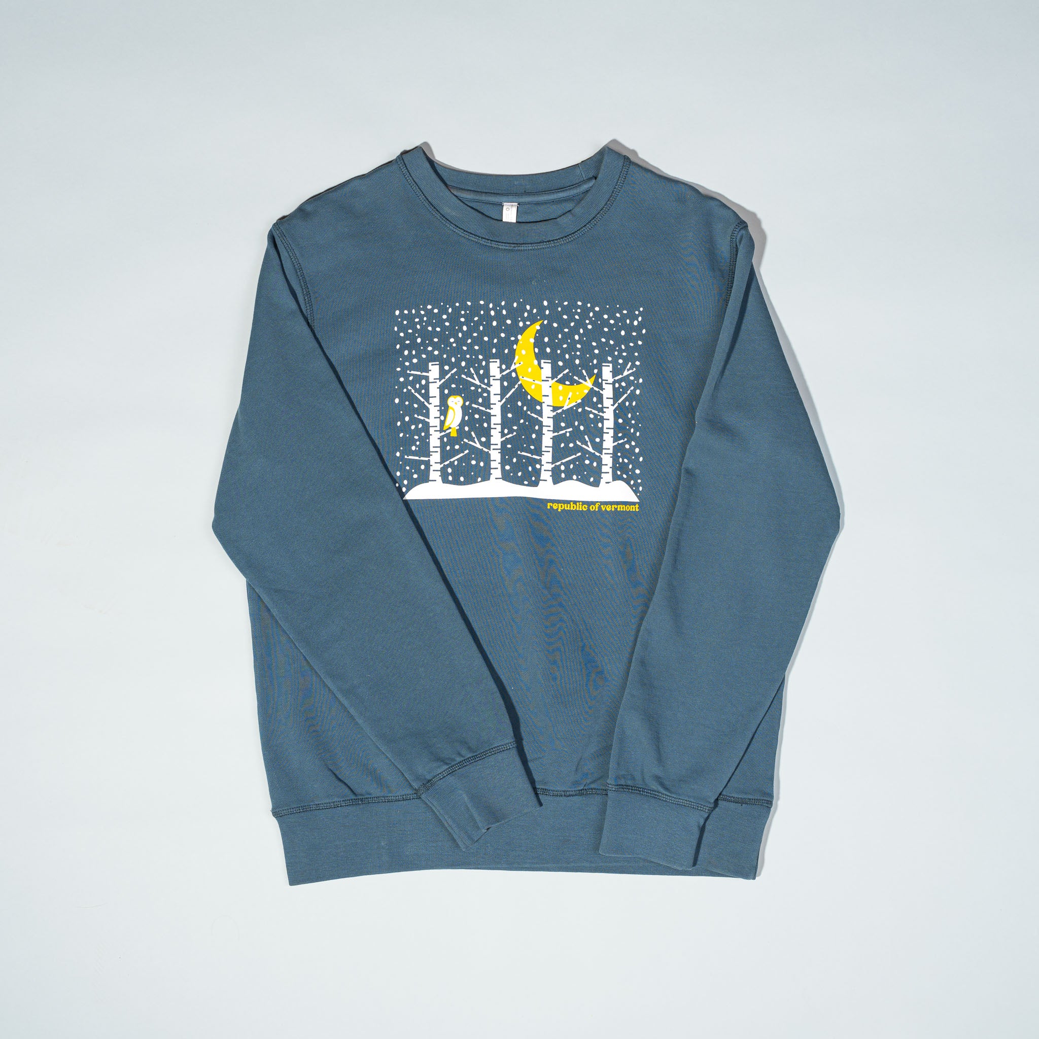 snowy moon sweatshirt
