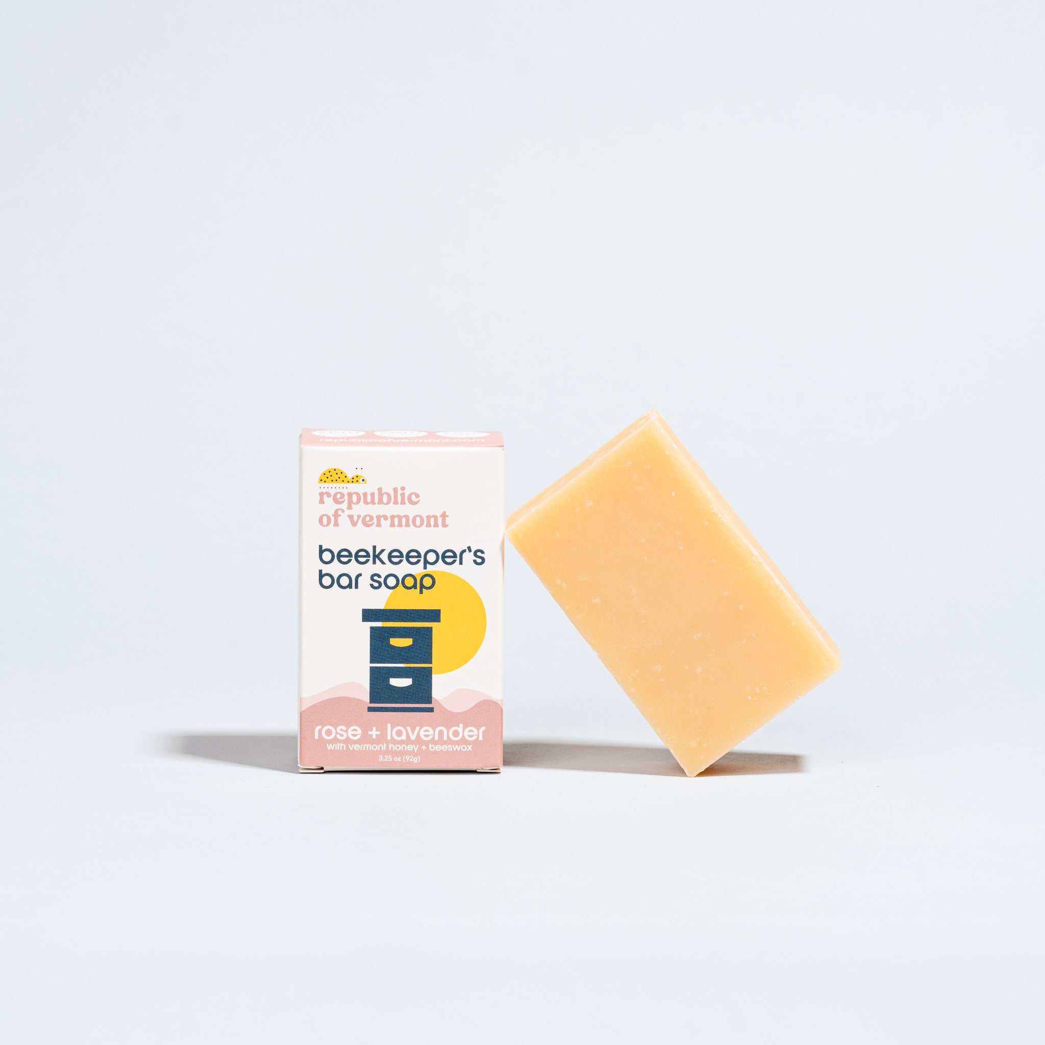 beekeeper's bar soap: rose + lavender