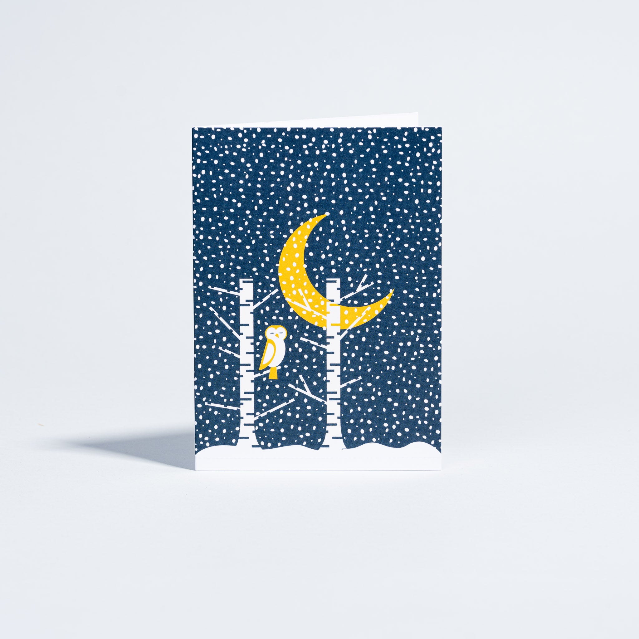 Snowy Owl - Illustrated Vermont Card