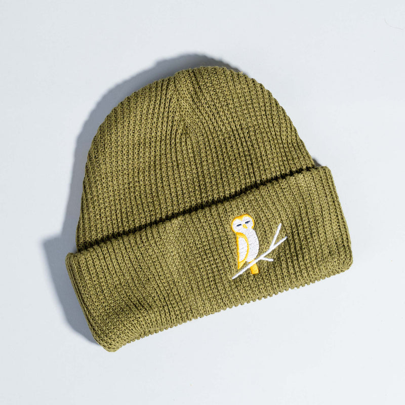 owl knit beanie