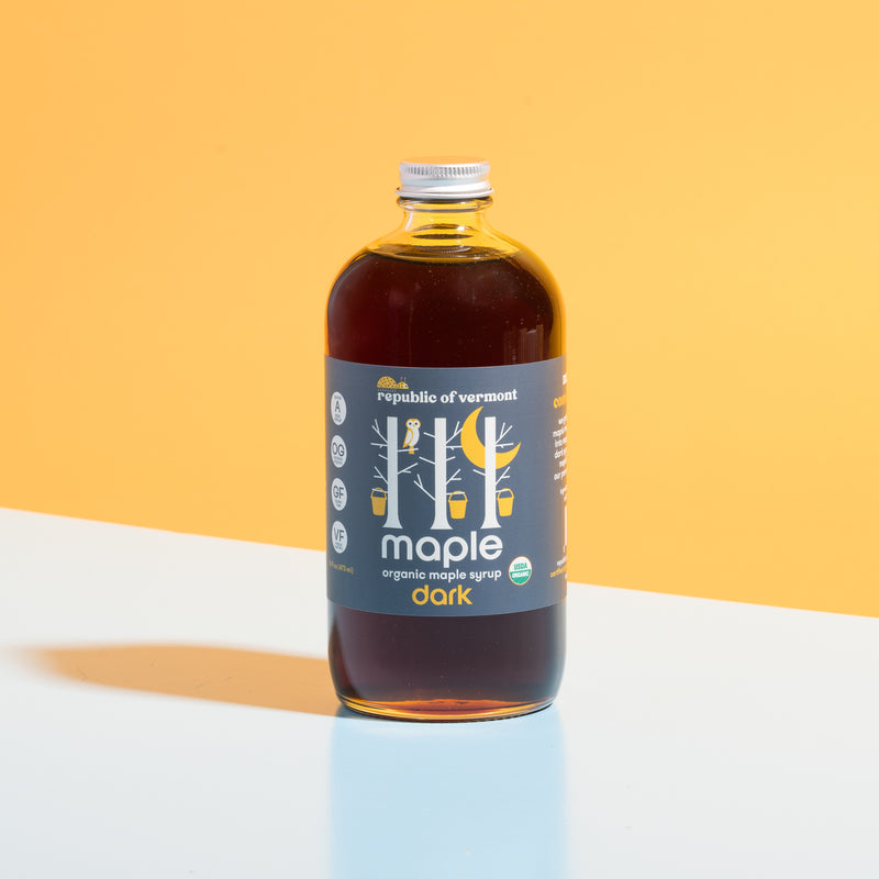 organic dark maple syrup