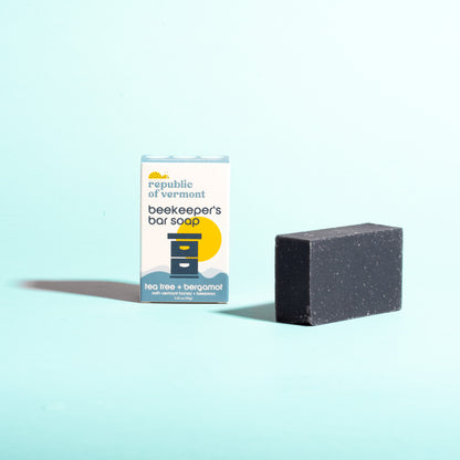 beekeeper's bar soap: tea tree + bergamot