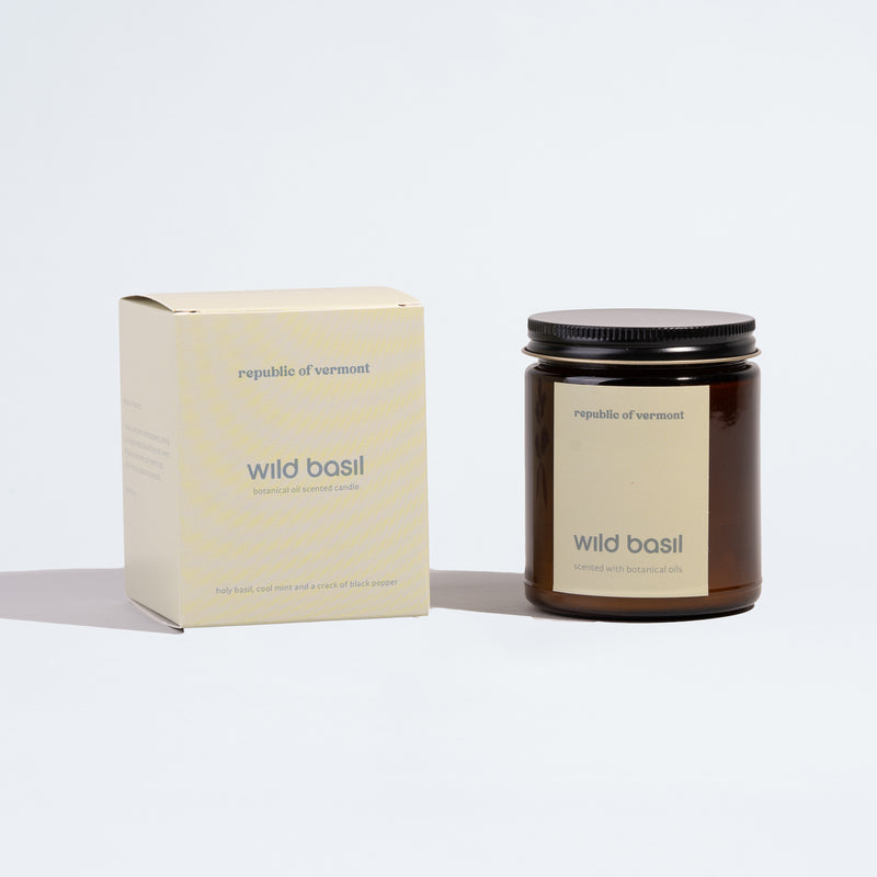 wild basil candle