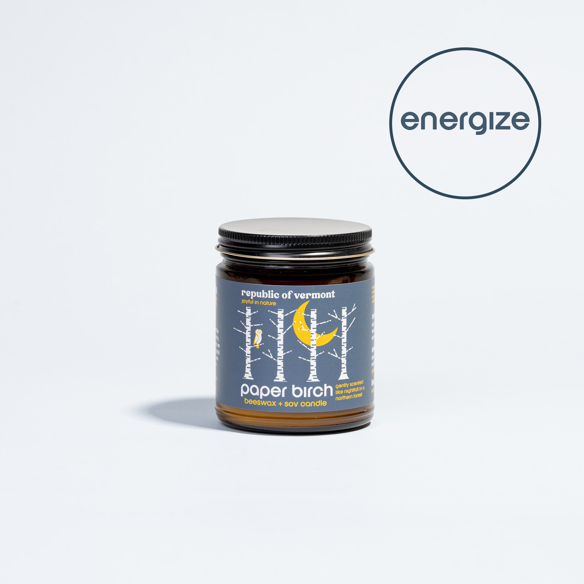 paper birch candle