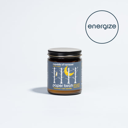 paper birch candle